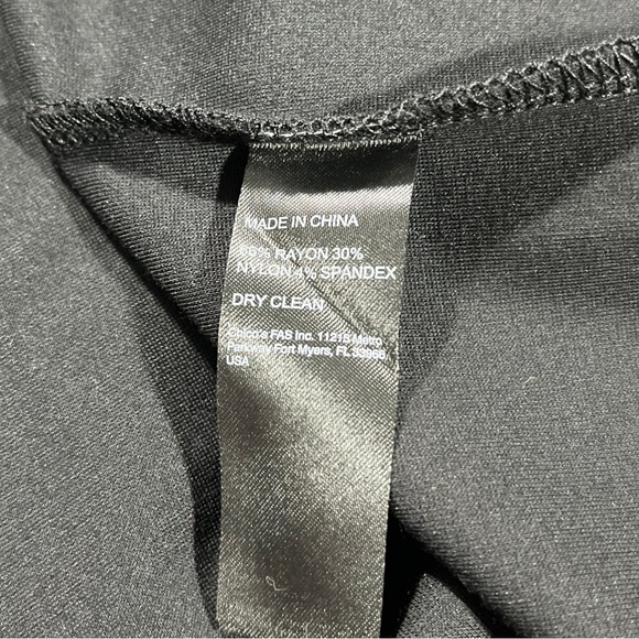 NWT Chicos Black Label Go Beaded Long Sleeve Dress sz 18 - Picture 6 of 15